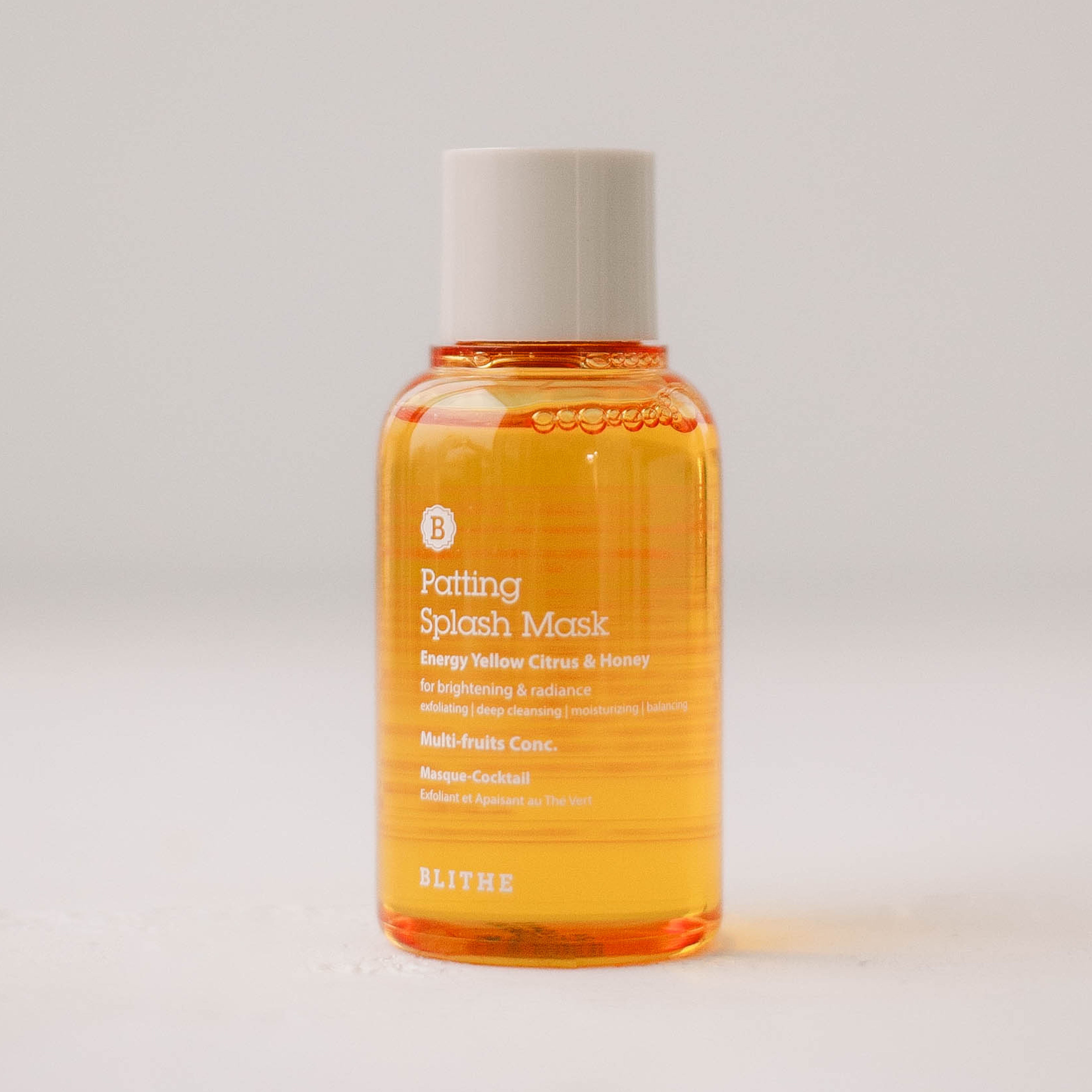Blithe Patting Splash Mask Energy Yellow Citrus & Honey 70ml