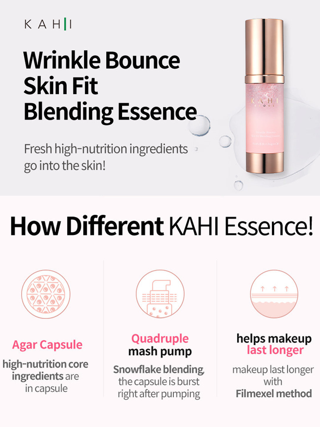 KAHI Wrinkle Bounce Skin Fit Blending Essence 30ml