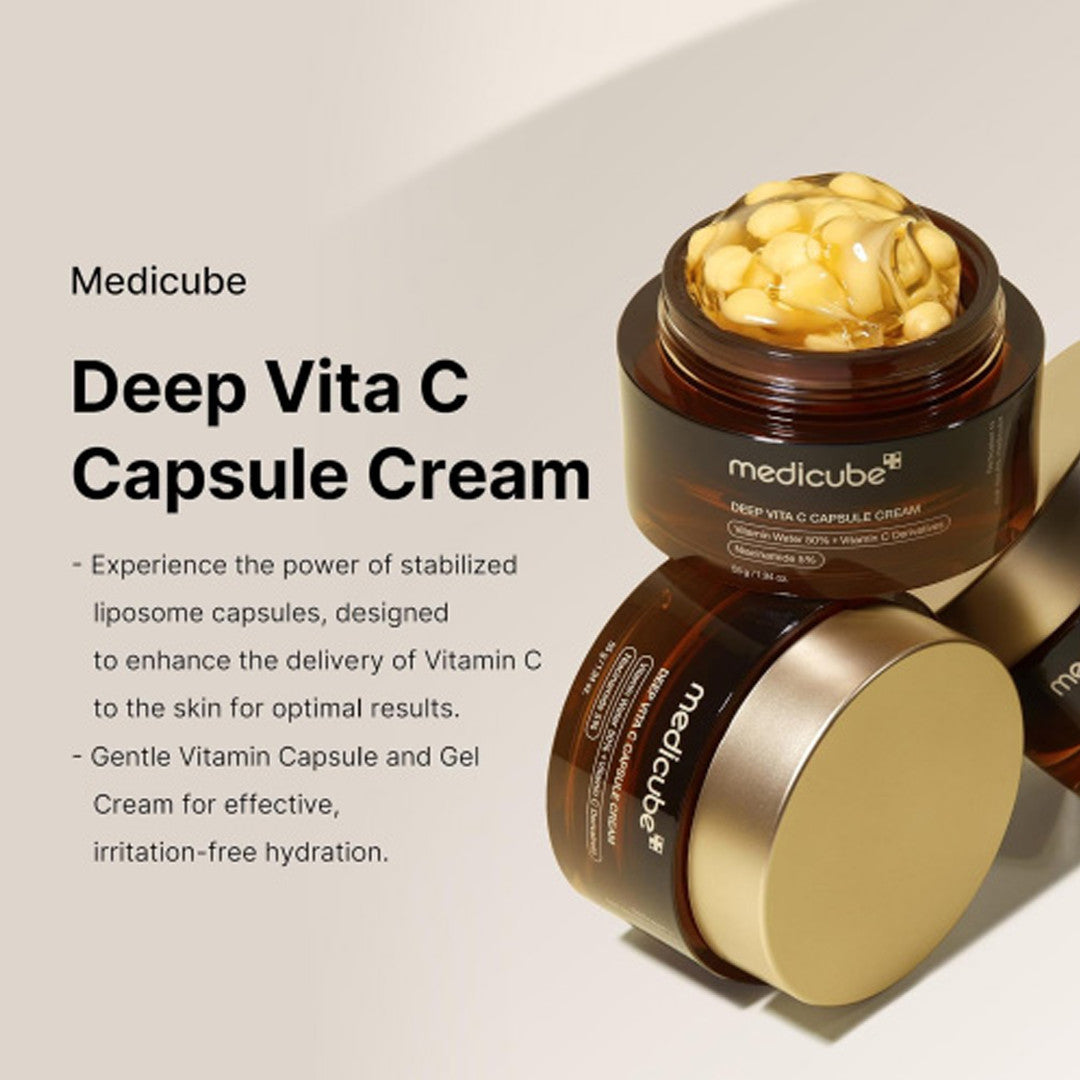 Medicube Glutathione Glow Serum 30g+ Medicube - Deep Vita C Capsule Cream 55g