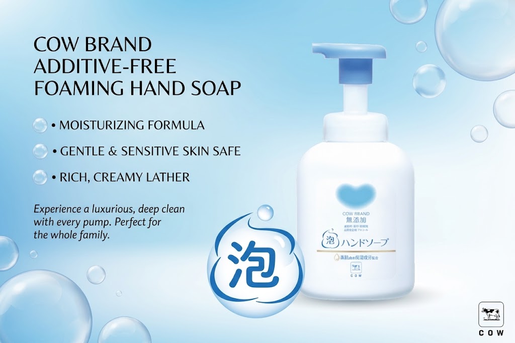 Cow Brand Additive-Free Foaming Hand Soap 360ml