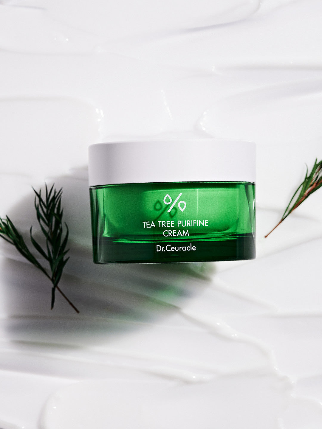 Dr.Ceuracle Tea Tree Purifine 80 Crema Viso 50g - Idratante E Purificante Per Tutti I Tipi Di Pelle