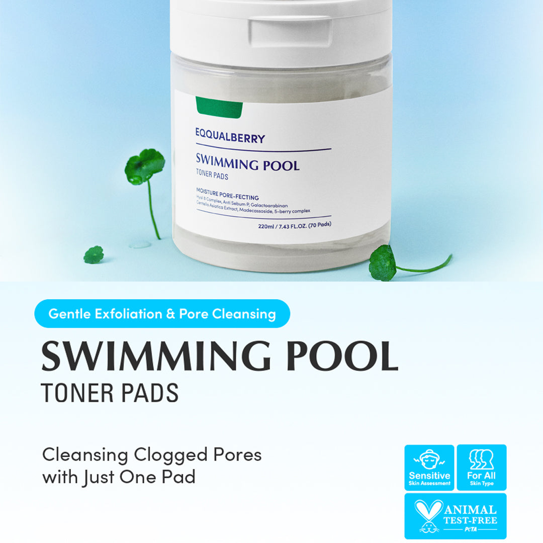 Eqqualberry - Swimming Pool Toner Pads 220ml (70 pads)