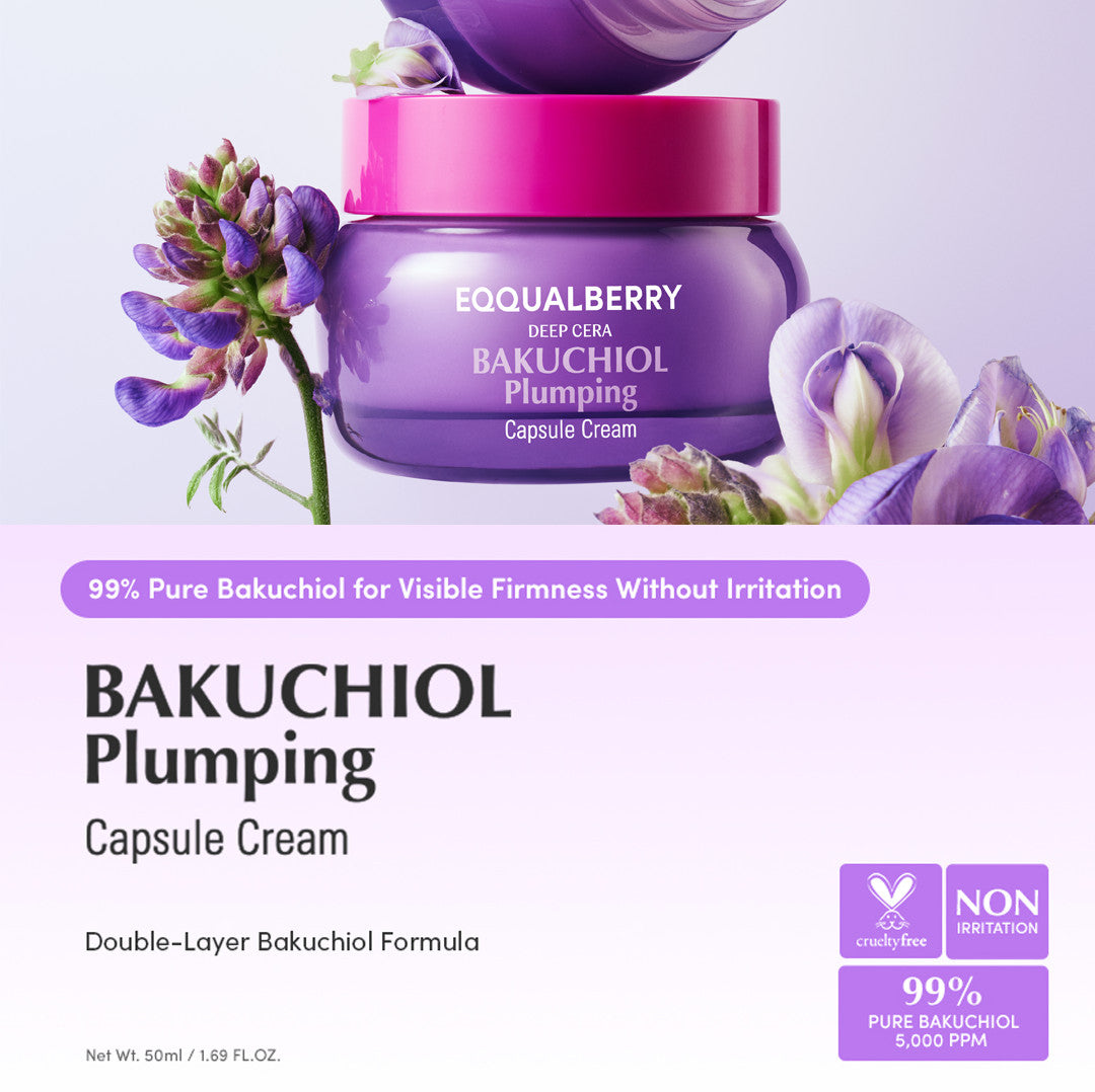 Eqqualberry Bakuchiol Plumping Capsule Cream (50 ml)