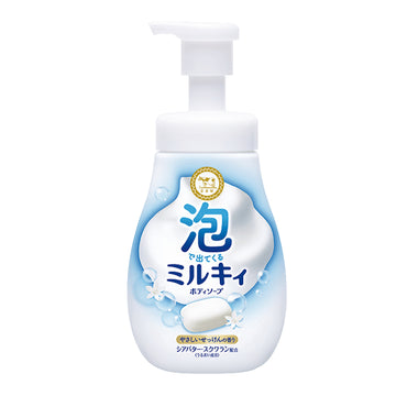 Cow Milky Foam Body Soap Gentle Soapy Scent 550ml 