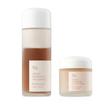 Dr. Ceuracle - Vegan Kombucha Tea Essence 150ml+Dr. Ceuracle - Vegan Kombucha Tea Gel Cream 75g