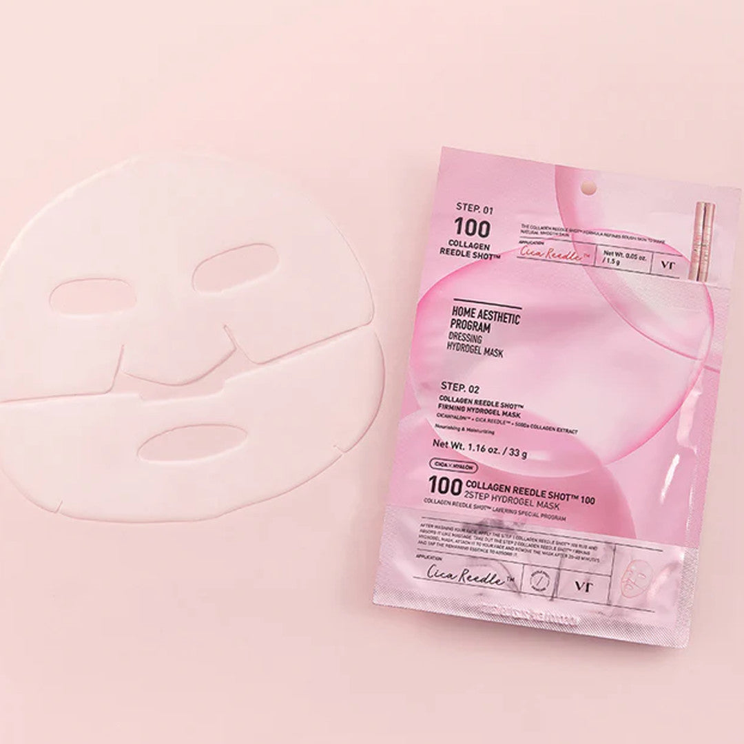 VT Cosmetics Collagen Reedle Shot 2 Step Hydrogel Mask 33g