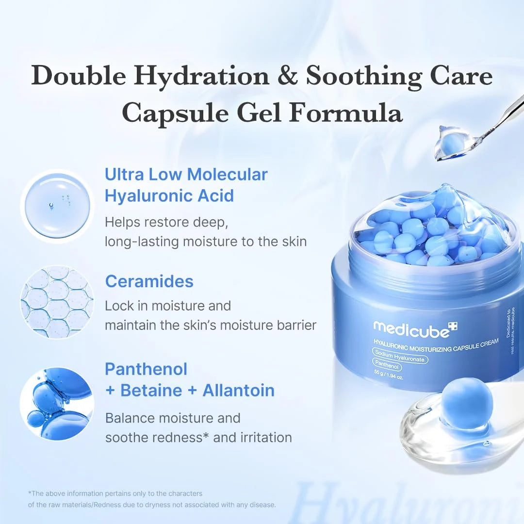 Medicube Hyaluronic Moisturizing Capsule Cream 50g
