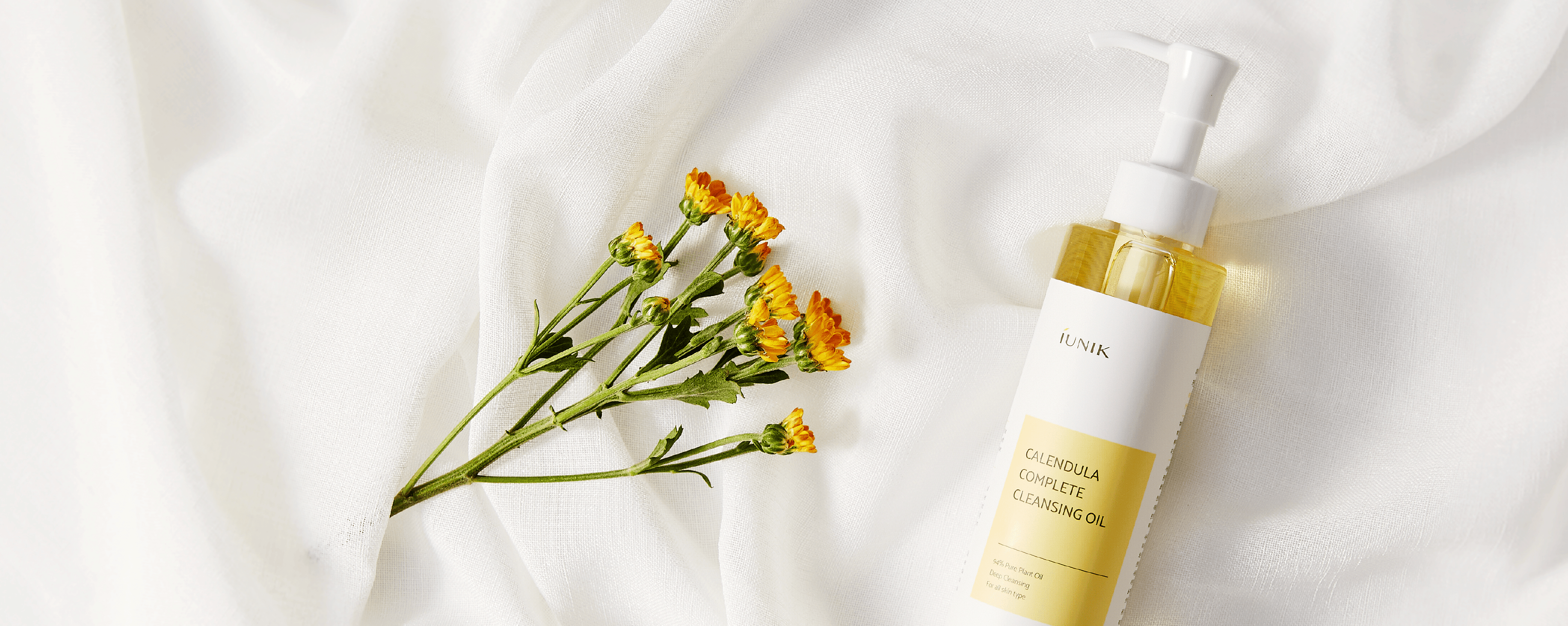 Iunik calendula complete cleansing oil