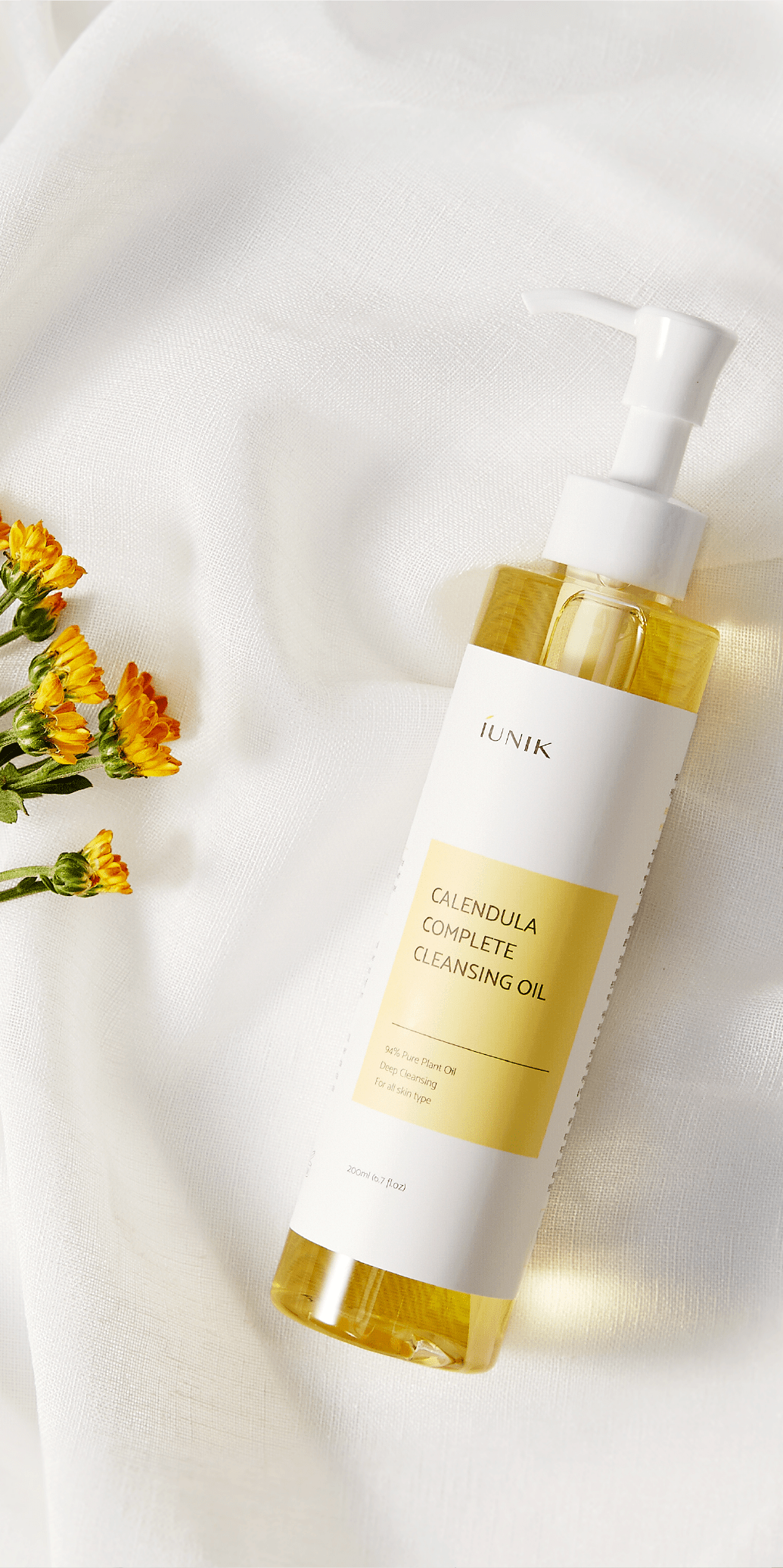 Iunik calendula complete cleansing oil