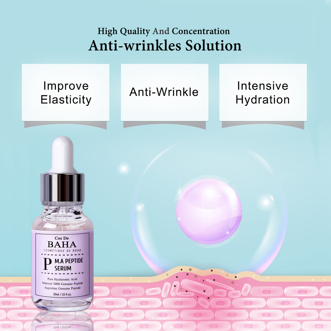 Cos De Baha M.A Peptide Serum 30ml (P) (30ml)
