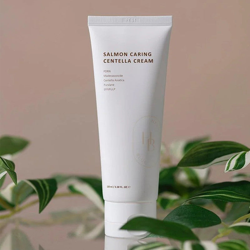 Heveblue - Salmon Caring Centella Cream 100ml+Heveblue - Salmon Caring Centella Ampoule 30ml