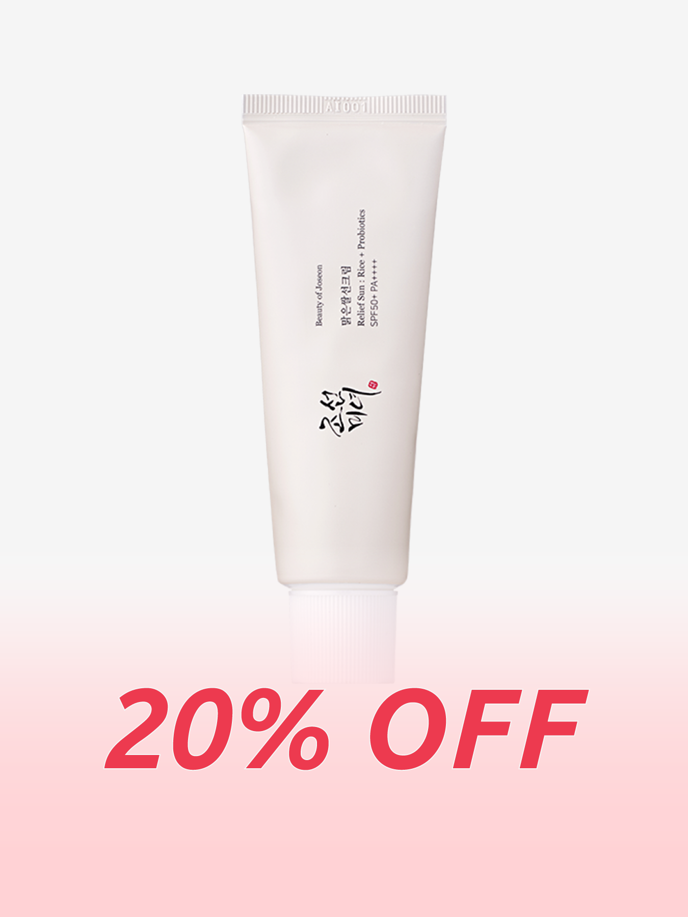 20% off on Beauty of Joseon products